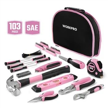 مجموعة الأدوات الوردية للسيدات