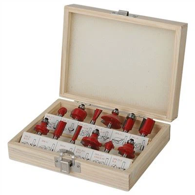 مجموعة بت التوجيه الخشب