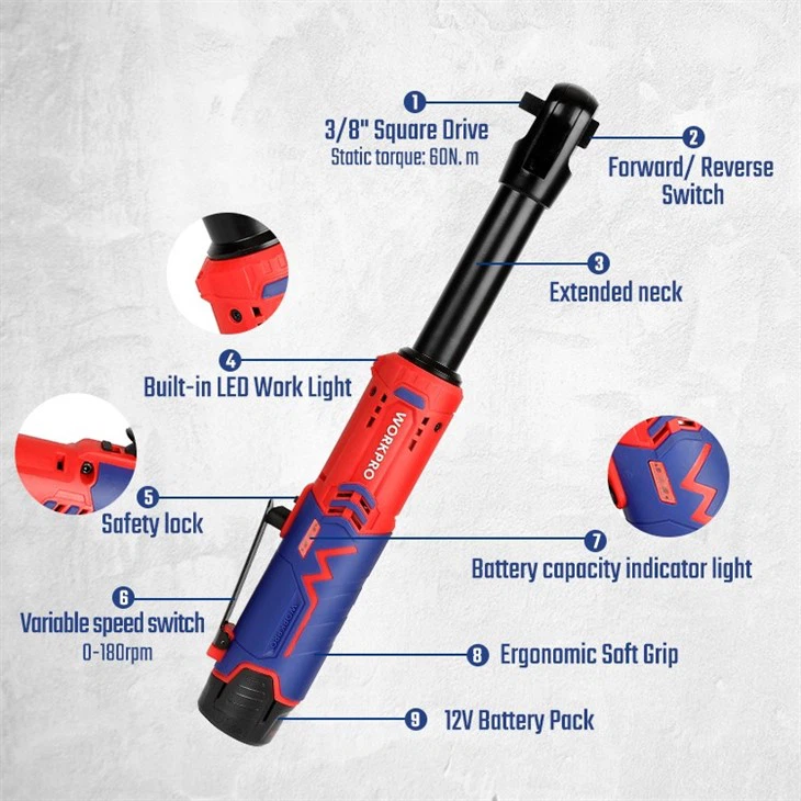 12V EXTENDED RATCHET WRENCH suppliers