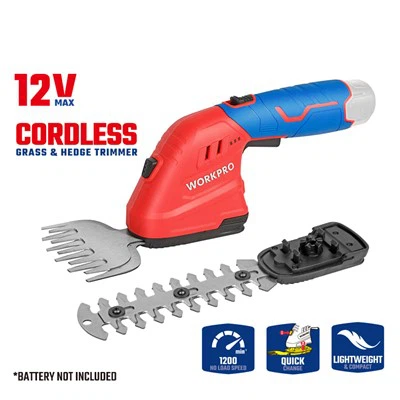 ماكينة تشذيب العشب والتحوط 12 فولت 2 في 1